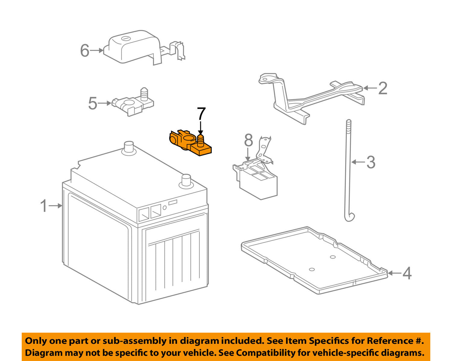 TOYOTA OEM-Battery Terminal-Negative 9098206070