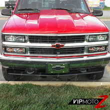 1994-1998 Chevy Silverado Suburban Tahoe CK Chrome Bumper Signal Headlight Lamps