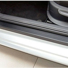 Part Accessories Carbon Fiber Stickers Car Door Plate Sill Scuff Cover Stickers