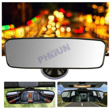 Universal Car Wide Flat Interior Rear View Mirror Suction Clip On Windshield x1
