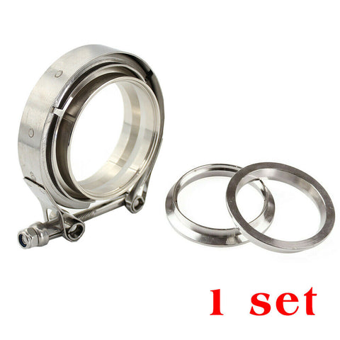 2.5'' SS 304 Stainless Steel V-Band Clamp M/F 2.5'' v band Exhaust Downpipe