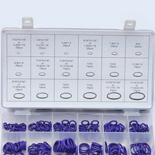 270pcs AC A/C System O-Ring Seals Oring Air Conditioning Rapid Seal Kit Purple