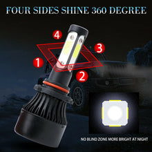 4-sides LED Headlight+Fog Light for Chevy Silverado 1500 2500HD 3500HD 2003-2006