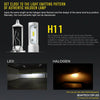 50W BEAMTECH H11 LED Headlight Low Beam Fog Light Conversion 6500K White Bulbs