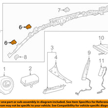 TOYOTA OEM-Head Air Bag Clip 9046718017