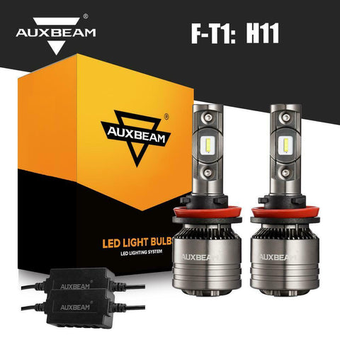 AUXBEAM H11 LED Headlight Kit Low Beam Bulb Super Bright 6500K 60Day Free Return