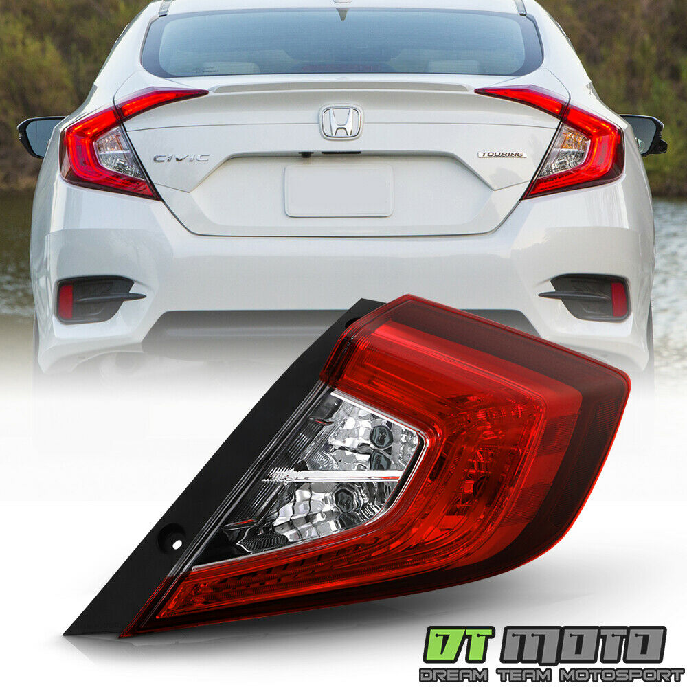 For 2016-2020 Honda Civic 4-Door Sedan Tail Light Lamp Outer RH Passenger Side