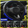 38cm Universal Dragon Car Steering Wheel Cover Reflective PU Leather Accessory