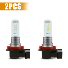 2x Universal H8 H9 H11 LED Fog Driving Light 6000K Super Bright Bulbs DRL White