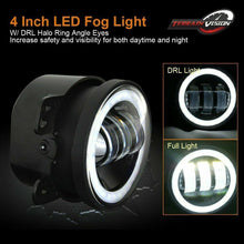 7" RGB LED Halo Headlights + Fog Light Combo Kit For Jeep Wrangler JK 2007-2017