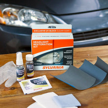 SYLVANIA Headlight Restoration Kit Restore Sun Damaged Headlights UV Block Coat