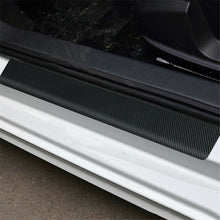 4X Accessories Carbon Fiber Universal Car Door Sill Guard Sticker Pedal Cover