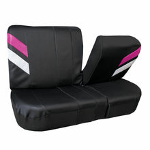 Car Seat Covers Neoprene Waterproof for Auto Car SUV Van Full Set Pink