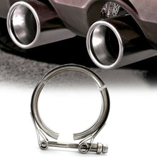 2.5'' SS 304 V-Band Clamp Stainless Steel M/F 2.5 inch v-band Exhaust Downpipe w