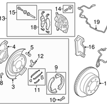 Genuine Ford Brake Pads DC3Z-2200-D