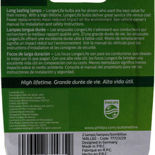License Light Bulb-Longerlife - Twin Blister Pack Philips 168LLB2