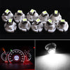 10x Car T4.2 Neo Wedge 1-SMD LED Cluster Instrument Dash Climate Bulbs White