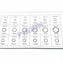 279pcs Black Rubber O-Rings Gasket Assort Kit Car Hydraulic Pump Washer Seal Set