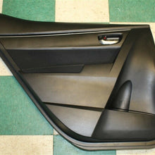 14-19 Corolla Black Left Rear Interior Door Trim Panel Back Driver Armrest Grill