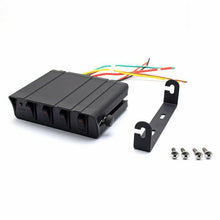 1*4 Gang 40A On/Off Rocker Switch Box Controller 20A Strobe Light 12V Car Yachat