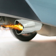 Car Truck Stainless Steel Heart Shaped Tip Exhaust Pipe Muffler Creative 63mm