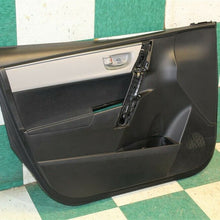 14-18 Corolla Black Gray FB16 Left Front Interior Door Trim Panel Driver Armrest