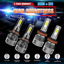 9005 + H11 3020W 453000LM Combo CREE LED Headlight Kit High Low Beam Bulbs 6000K