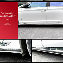 Accessories Car Carbon Fiber Stickers Auto Door Plate Cover Anti Scratch Sticker
