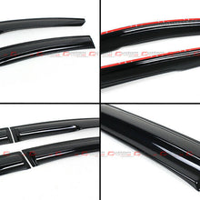 FOR 2020+ TOYOTA COROLLA 4DR SEDAN JDM 3D WAVY WINDOW VISOR RAIN GUARD DEFLECTOR