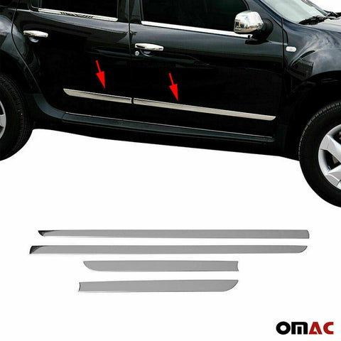 Chrome Side Body Door Protector Trim S.Steel for Nissan Rogue Sport 2017-2020