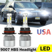 9007 HB5 LED Headlight Kit 12000LM for LINCOLN Town Car 1990-2002 High Low Beam