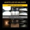 AUXITO H11 H9 H8 LED Headlight Bulb Kit Low Beam Fog Light 6500K 9000LM B7-Plus