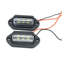 License Plate Light 12V-24V 6LED Auto Truck Lorry Van Universal Car Accessories