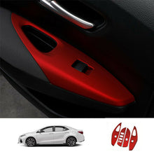 For Toyota Corolla 2019-2020 Matte red ABS Window lift panel switch cover trim