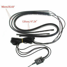 8 Color Underbody Under Glow Neon LED Lights 36" X 2 & 47" X 2 Brown Universal