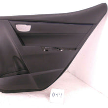 OEM DOOR TRIM PANEL REAR RIGHT PASSENGER COROLLA 14-19 BLACK BLUE NICE SEDAN