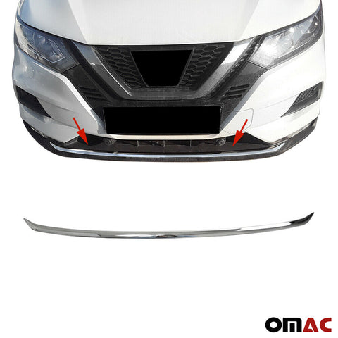 Front Hood Spear Strip Styling Trim S. Steel For Nissan Rogue Sport 2017-2020