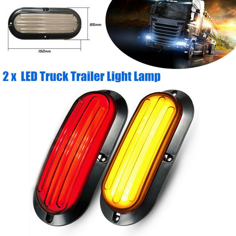 Car Heavy Truck Trailer RV Refitting Light Guide 74led Steering Light Tail Lamps