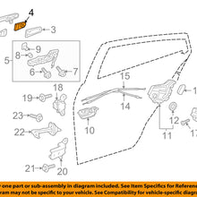 TOYOTA OEM Prius Lock Hardware-Rear Door-Handle, Outside Rear Cover 6922747020