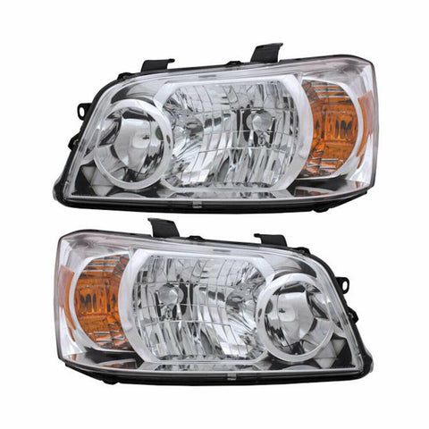 For Toyota Highlander 2007 Pair New Left Right Headlight Assembly DAC