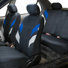 Auto Seat Covers Neoprene Waterproof for Auto Car SUV Van Full Set Blue