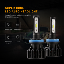 1800W H8 H9 H11 LED Headlight Bulbs Kit High/Low Beam Fog Light Conversion 6500K