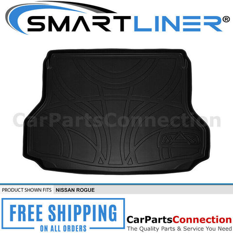 SMARTLINER All Weather Cargo Liner Trunk Mat For Nissan Rogue 14-20 Black D0151