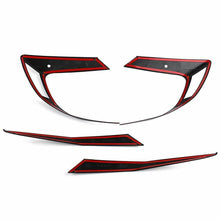 For Honda Civic 10TH Carbon Fiber Style Rear Tail Light Cover Trim Frame Molding