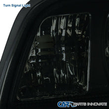 Fit Ford 87-93 Mustang Replacement Smoke 1-Piece Style Headlights Head Lamps