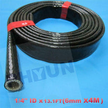 6MM x 4M Silicone Coated Fiberglass Fire Sleeve Heat Shield Hose Protector