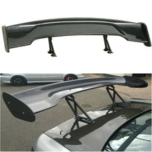 54'' INCH Car Trunk Spoiler GT-Style Wing Glossy ABS Carbon Fiber Look US Stock