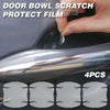 Door Handle Cup Anti Scratch Clear Paint Protector Film 4P Set For Toyota Car