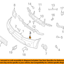 NISSAN OEM-Spoiler Retainer 0124100941