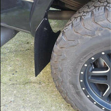 4PCS Black ABS Wheel Mudflaps Truck Pickup Moulding Trim Mud Guard 15.3" x 11.6"